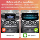 Android 13 Touch Screen for Mercedes-Benz C Class GLC W205 V Class W447 2015-2018 Radio GPS Navigation Bluetooth WiFi Head Unit