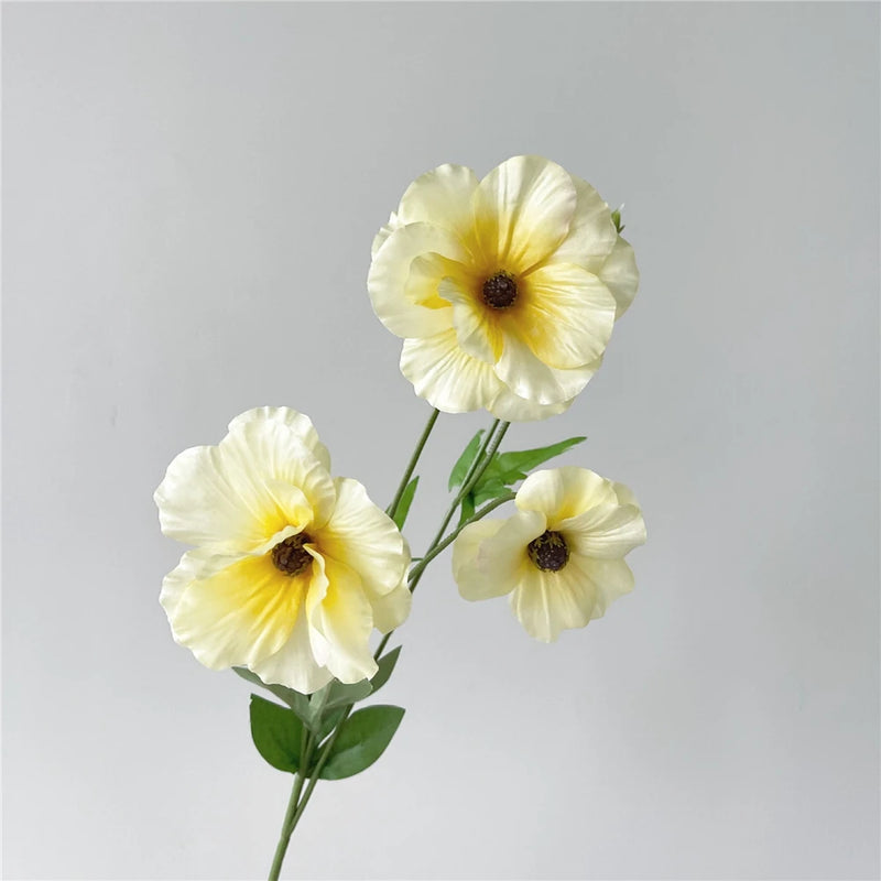 NEW Japanese Butterfly Peony Artificial silk Flowers white Wedding decoration fleur artificielle home Christmas decor