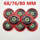Free shipping inline skate wheel inline wheel 68 mm 72mm 76mm 78a 80mm 82A 85A 8pcs / lot