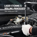 VEVOR 3/8" Drive Impact Socket Set 29Piece Shallow Socket SAE 3/8"-1" and Metric 8-22mm 6 Point CR-V Alloy Steel for Auto Repair