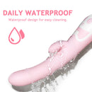 Heated Sucking Dildo Vibrator Oral Sex Tongue Vibrator Nipple Suction Cup Oral Licking Clit Vagina Stimulator Adult Sex Toy