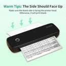 A4 Thermal Paper 200 Sheet Fanfold Printing Paper for Thermal Printer L81/A81/ A80 Compatible with PeriPage A40 BPF-free