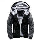 Men's Fleece Jacket Camouflage Thicken Jackets Hooded Coat Winter Long Sleeve Down Coats Casual Streetwear Men's Hoodies