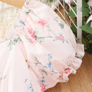 New Children Dress Teen Girl Clothes 8 9 10 11 12 Years Old Summer Flower Pink Short Sleeve Birthday Party Kids Princess Dresses