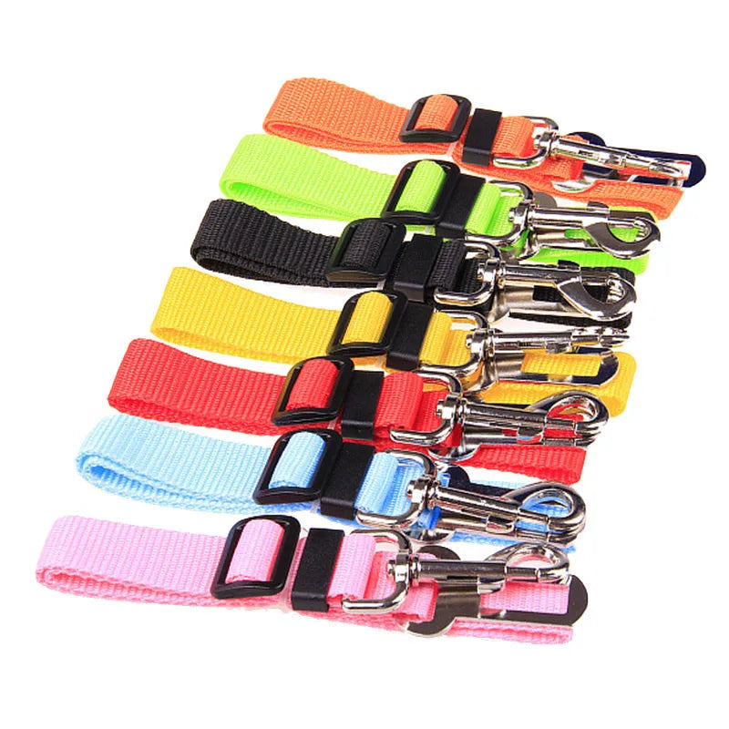 Car Seat Belt Pet Dog Leash Adjustable Lead Leash Safety Travel Clip Puppy Collar Leash Pet Supplies Dog Accessories Dropship