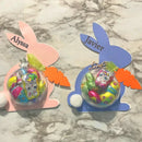 Easter Bunny Rabbit Basket dome candy holder Metal Cutting die for Thanks card Making