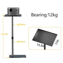 Floor Projector Support Stand Metal Holder Multi-angle Adjustable 360 ° PTZ Rotating Projector Bracket for Film Video Projector