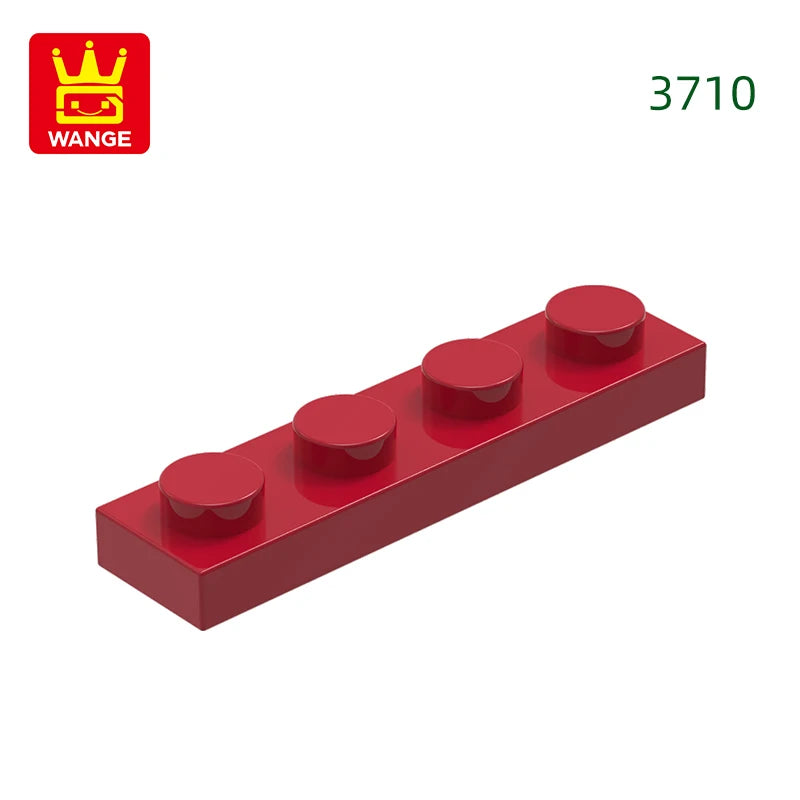 Wange 149Pcs/Lot 3710 1x4 Basic Building Block Moc Components Parts Compatible with Bricks DIY Children Assembly Toy Gift Box