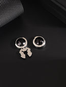 Luxury Rhinestone Button Cap Non-French Shirts Clamshell Cufflinks Round High-end Men's Shirt Buttons Accessories Gifts for Men