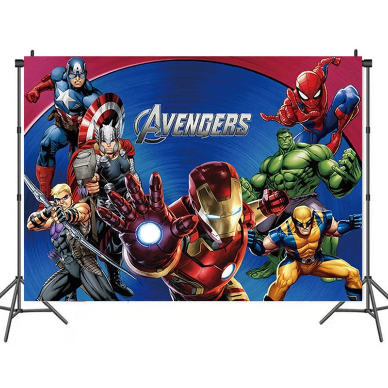 Super Hero Avengers Alliance Kid Favorite Theme Decor Birthday Banner Tablecover Plates Napkin Boy Girl Baby Shower Supplies