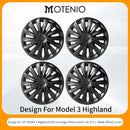 4PCS Wheel Cover Design For Tesla Model 3 Highland 2023-2025 18 Inch Right＆Left Hubcaps Storm Style Wheel Cover Accessories