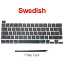 New Laptop A2338 Keycap Keys key Cap Keyboard Russian RU US UK French Spain Germany Italy For Macbook Pro Retina 13" M1 M2