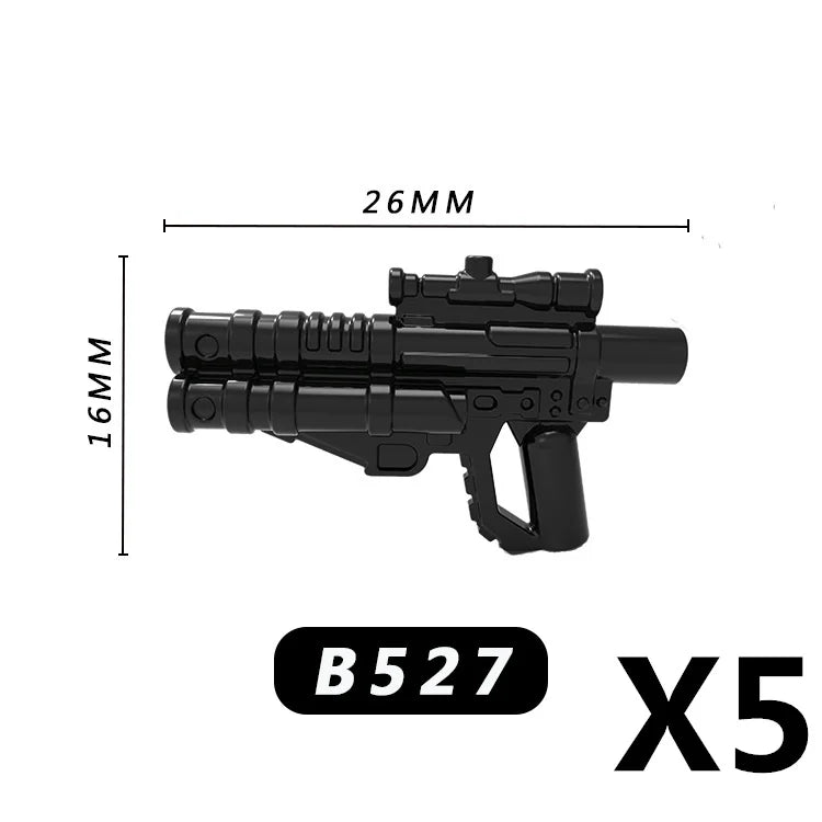 MOC Medieval Accessories Building Blocks Military Soldiers Shoulders Armor Blaster Helmets Weapons War Bricks Children Toys B038