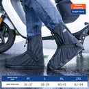 Rain boots for men, waterproof rain boots, non-slip, thickeneded, wear-resistant water shoes, rainy day shoe covers, cycling ...