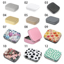 Metal Mini Hinged Iron Box Rectangular Empty Tin Storage Box Jewelry Pill Candy Cases Container Cosmetic Organizer Home Supplies