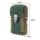 Fashionable and Multifunctional PU Leather MEN'S Belt Bag, Outdoor Travel Sports Phone Case, Soft Bag, Belt Backpack