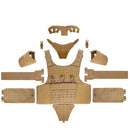 YAKEDA-Full Protective Tactical Vest, Breathable Wear, Hunting, Training, CS, Outdoor, Camping, Equipment, Molle