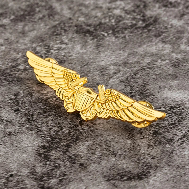 Us Army Wings Military Command Master Aviator Metal Wing Badge Us Command Pilot Badge Pin Brooch