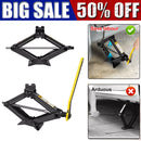 DayPlus Scissor Jack,Compact Car Jack 2 Ton/4409 LBS,105 to 385mm Lifting Range,with Hexagonal Lug Wrench for Cars/SUVS/Sedans