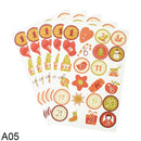 1sheet Merry Christmas Stickers Santa Claus Gifts number Seal Labels Stickers merry Xmas Decor for home new year Labels Navidad