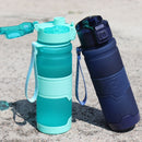 ZOUNICH Protein Shaker Portable Water Bottle Outdoor Sport Leakproof Tritan Plastic Drinking Bottle BPA Free 400-1000ML