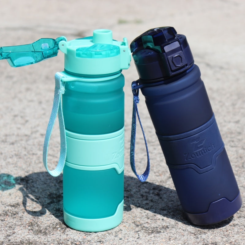 ZOUNICH Protein Shaker Portable Water Bottle Outdoor Sport Leakproof Tritan Plastic Drinking Bottle BPA Free 400-1000ML