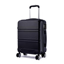 KONO TSA Lock, suitcase (M/L/XL) TONO Hard Case, Lightweight ABS Trolleys with Twin wheels