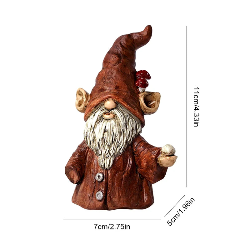 Incense Burner Desktop Resin Ornament Plague Doctor Incense Burner Gnome Decor for Home Decoration Unique Gifts for Women Men