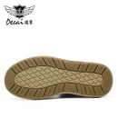 DESAI Mens Winter New Genuine Leather Boots Non-Slip Heels Fashion Men's Work Shoes Outdoor Warm Boots Thick Bottom Gifts