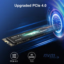 TOPESEL X16 SSD NVMe M2 512GB Internal Solid State Hard Disk PCIe 4.0x4 2280 SSD M.2 Drive for PS5 Laptop PC