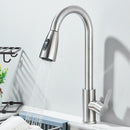 Kitchen Sink Faucets stainless steel Pull Out Kitchen Sink Water Tap Deck Mounted Mixer Stream Sprayer Head Hot Cold Taps
