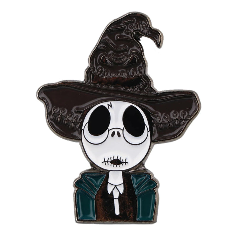 The Nightmare Before Christmas Pin Halloween Pumpkin Pin Badge Women's Brooch Jeans Brooches Enamel Clothing Jewelry Accessories