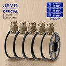 JAYO Wood PLA Filament 1.75mm 5Rolls Real Wood Fiber 3D Filament For FDM 3D Printers 15% Wood Fibers 3D printing Materials