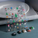 1PCS 5D Cartoon Kuromi Hello Kitty Nail Stickers Sanrio Animation Nail Art Decoration Sanrio Cute Melody Embossed Stickers