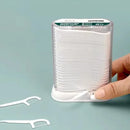 Automatic Floss Holder Travel Portable Floss Organizer Disposable Plastic Floss Stick Polyethylene Fiber Flosser Oral Care