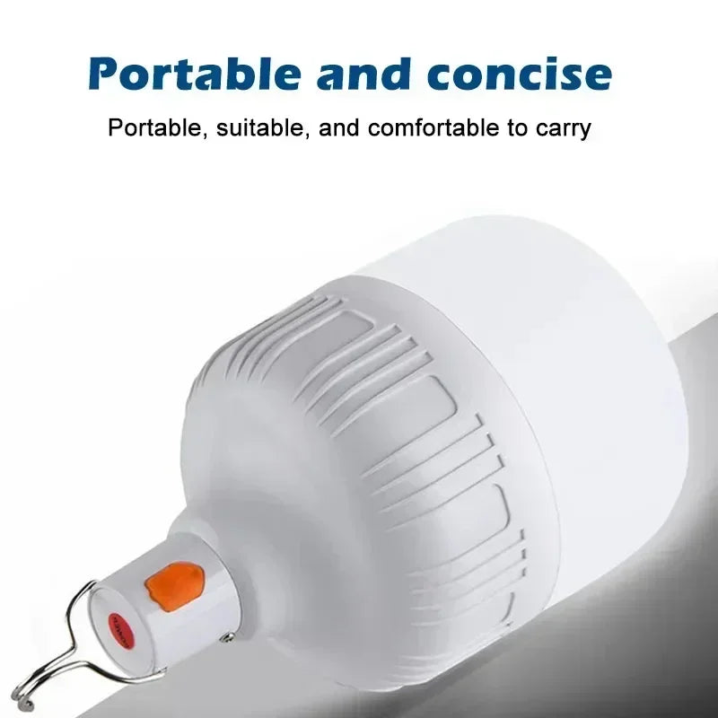 Rechargeable Lamp Led Light Lantern Portable Camping Lights Emergency Bulb High Power Tents Lighting Flashlight Equipment Bulb