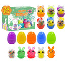 24pcs Bunny Eggs Easter Egg Gift Boys And Girls Easter Gifts Party Stuffed Dolls