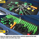 Plier Organizer Rack Holds up to Ten Pliers Space-Saving Keep Pliers Organized in Tool Drawer Toolbox Widget Tool Storage Shelf