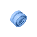 Gobricks GDS-1267 Wheel 11mm D. x 8mm with Center Groove compatible lego 42610 pieces of children's DIY gifts