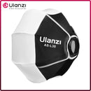 Ulanzi AS-L30 30cm Lantern Softbox Mini Bowens Mount Quick Release Ball Diffuser Light Modifier for Ulanzi LT028 LT005 COB Light