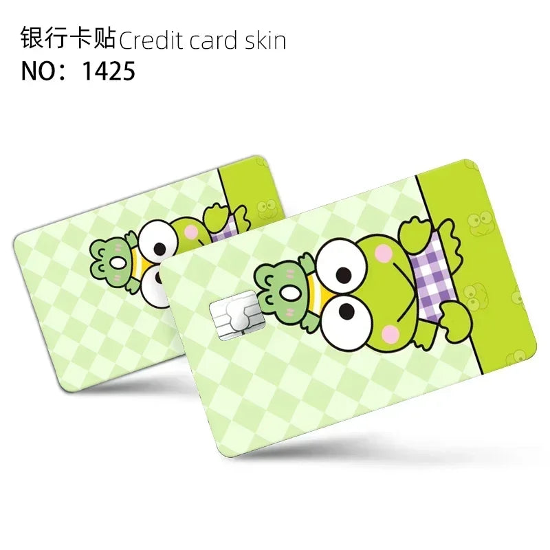 Sanrio Various Anime Bank Credit Cards Bus Pass Stickers Cool Decoration Waterproof and Scratch Resistant Stickers Toys Gifts