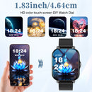 The smart watch is equipped with a full touch screen and has various functions such as call and message reminders. Universal spo