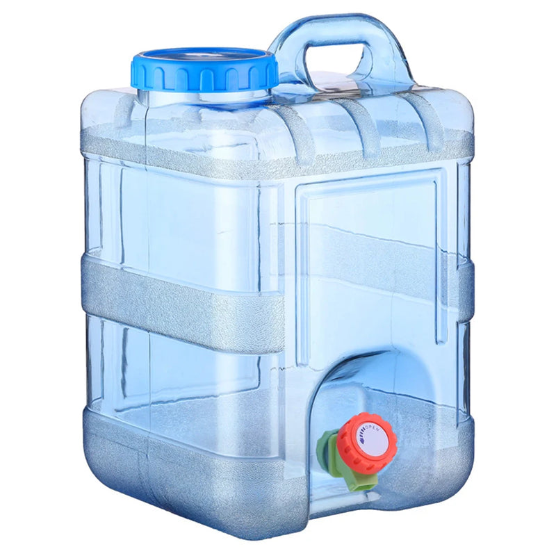 5/10/18/20/22L Portable Car Water Bucket Driving Pure Water Tank Container with Faucet Outdoor Camping Cooking Picnic Hiking