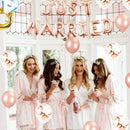 Laventy Just Married Balloons Just Married Banner Bridal Shower Party Balloons Bridal Shower Party Decoration