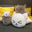 30/50/ 65cm Cute Mitao Cat Plush Toy Lying Cat Stuffed Doll Cute Animal Kitten Pillow Soft Cartoon Cushion Kids Christmas Gift