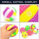 Light Up Dog Ball Glow in The Dark Dog Squeaky Toys Bounce Activated Toy PET Ball for Dogs Cat Puppy to Chew Molar Easy to Clean