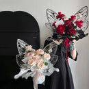 20Pcs Butterfly Wing Shaped Flower Wrapping Paper Creative Diy Crafts Flowers Packaging Paper Wedding Birthday Party Supplies