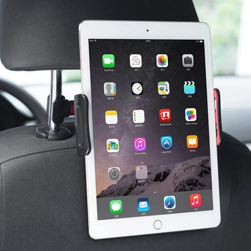 Car Back Seat Pillow Tablet Stand Onboard Holder for iPad Pro Air Xiaomi Huawei 4-13 Inch Tab Cell Phone Supporter Accessories