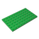 Gobricks 10PCS MOC  Plate 6 x 10 Compatible 3033 Assembles Particles Building Blocks Parts DIY block bricks Tech Parts Toys