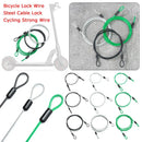 0.5/1/2Meters Bicycle Lock Wire Cycling Strong Steel Cable Lock MTB Road Bike Lock Rope Anti-theft Safety Bicycle Accessory